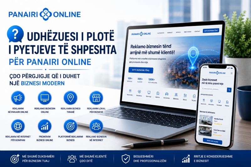 ❓ Udhëzuesi i Plotë i Pyetjeve të Shpeshta për Panairi Online – Çdo Përg...