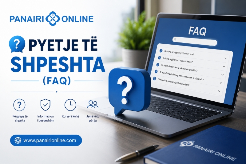 ❓ Pyetjet më të shpeshta për Panairi Online – Gjithçka që duhet të dini ...