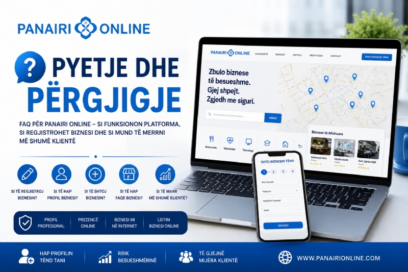 ❓ Pyetje dhe Përgjigje për – FAQ për Panairi Online – Si Funksionon Plat...